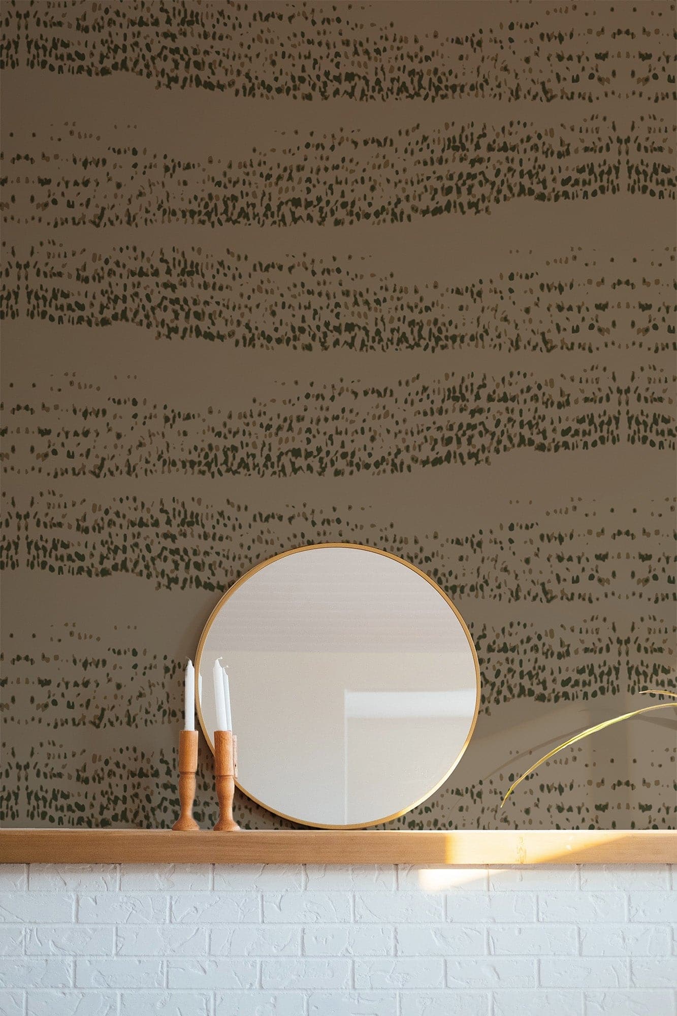 Reflections Wallpaper-Mitchell Black-MITCHB-WC418-AB-PM-10-Wall DecorPatterns Ash Blue-Premium Matte Paper-10-France and Son