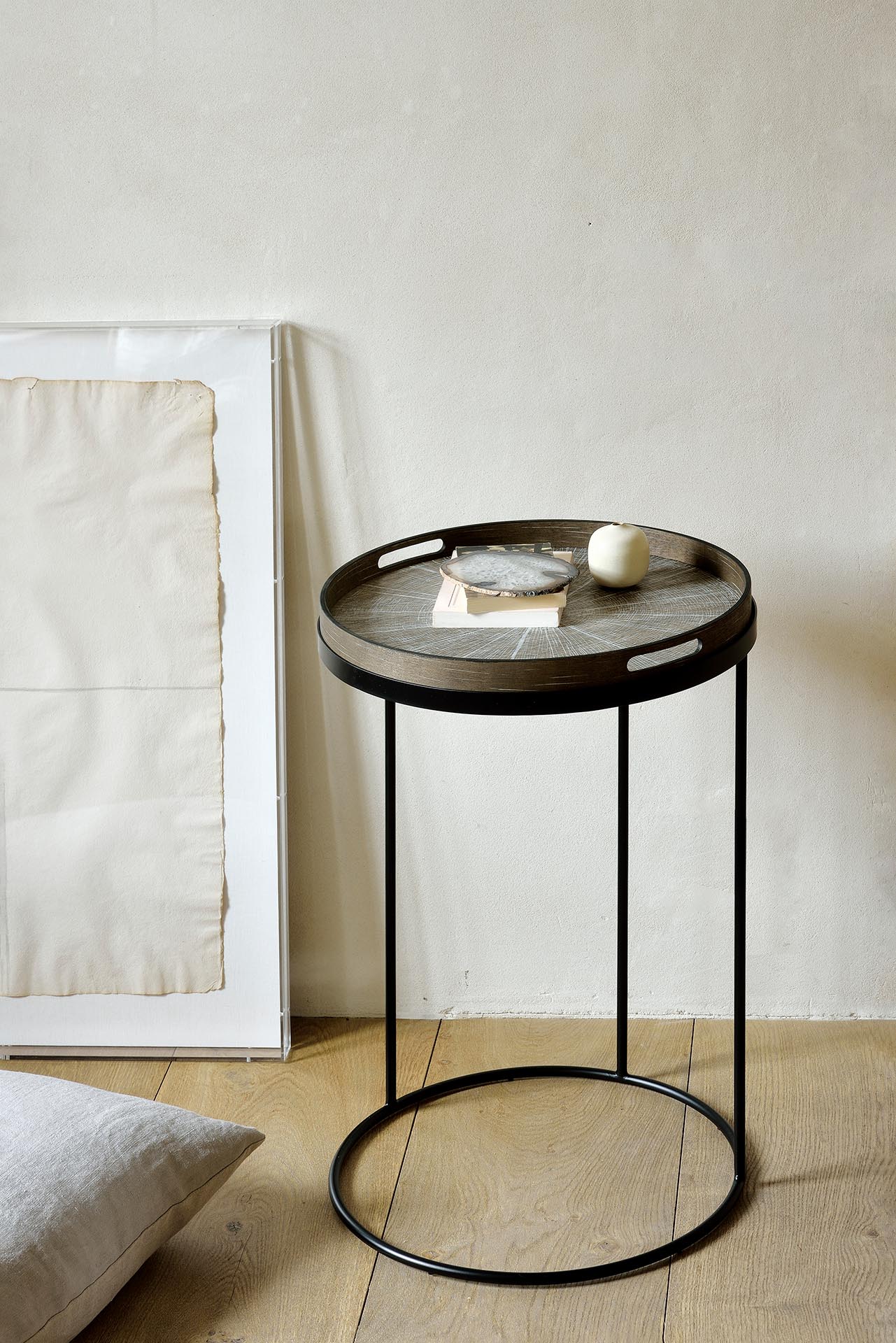 Slice Wooden Tray - Black