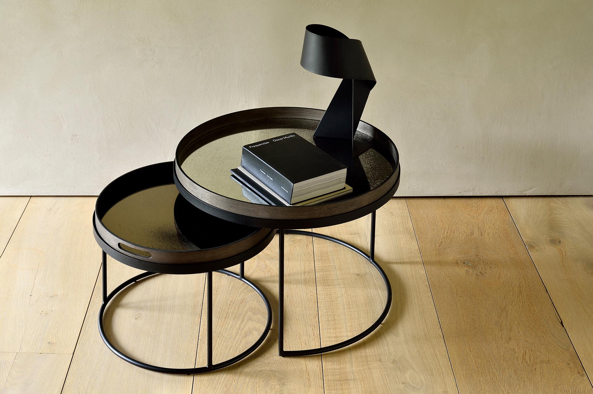 Tray Coffee Table Set - Black