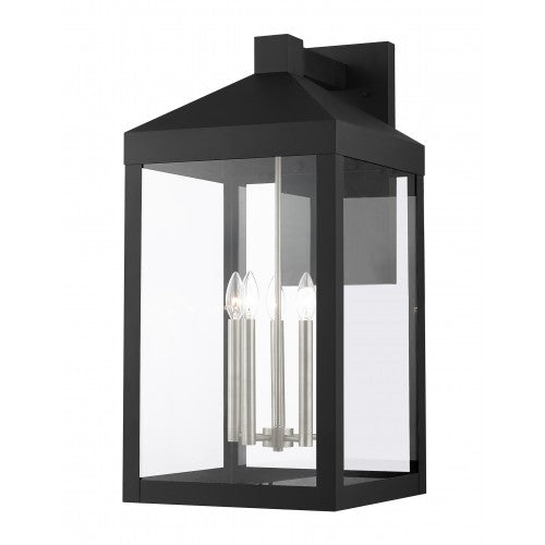 Nyack - 5 Light Outdoor Wall Lantern-Livex Lighting-LIVEX-20598-04-Outdoor Post Lanterns-1-France and Son