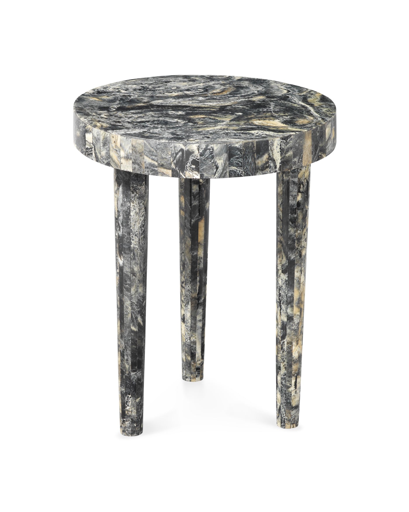 Artemis Side Table-Jamie Young-JAMIEYO-20ARTE-SMBK-Side TablesBlack Resin-Small-9-France and Son