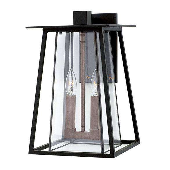 Outdoor Walker Wall Sconce-Hinkley Lighting-HINKLEY-2104BK-Outdoor Lighting-1-France and Son