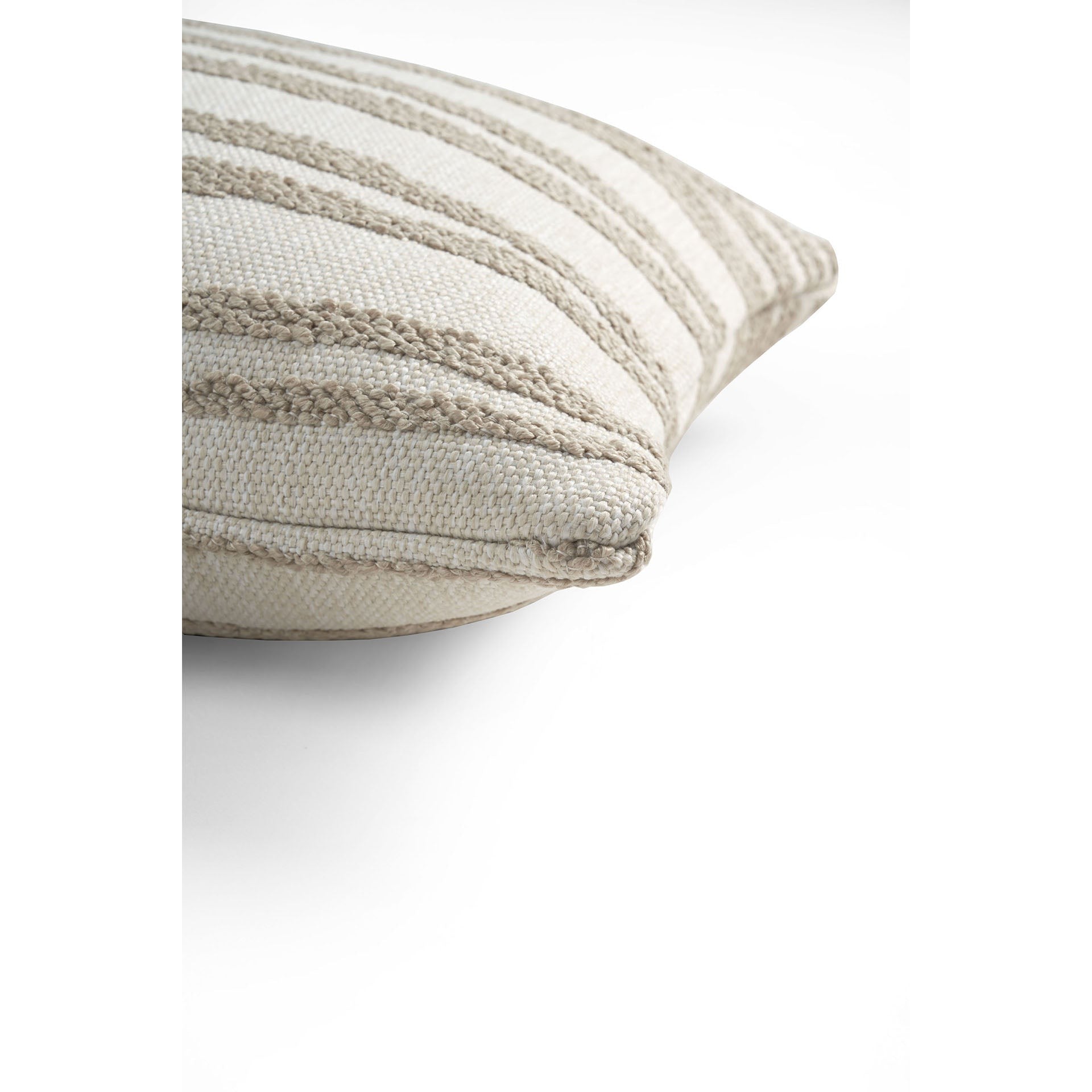 Stripes Outdoor Cushion - White