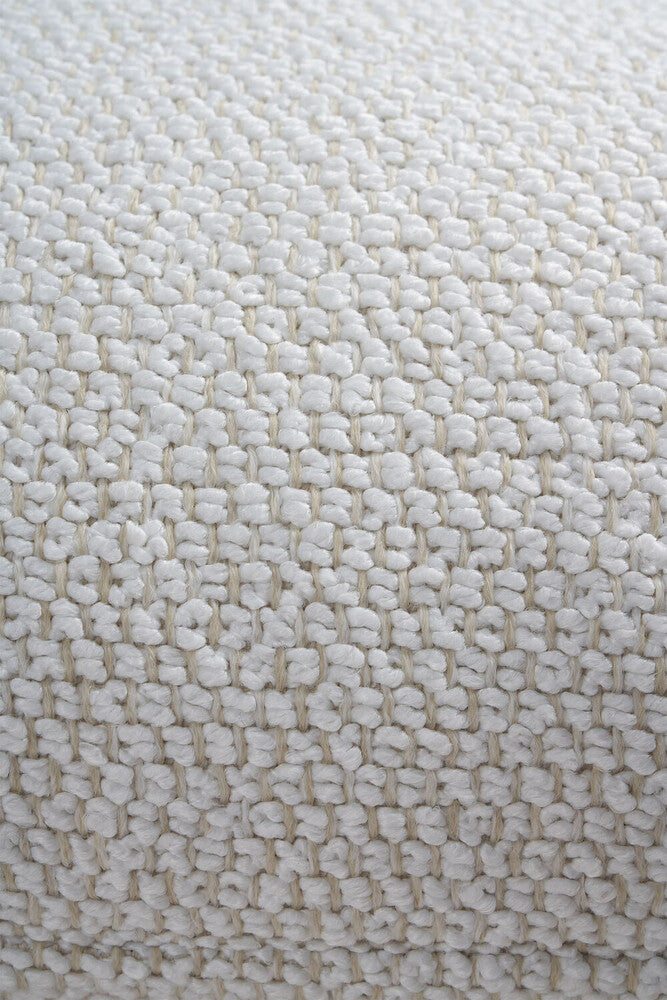 Boucle Light Outdoor Cushion - White