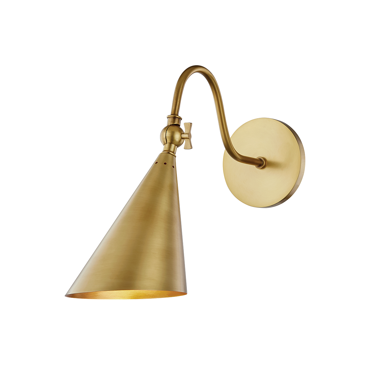 Lupe 1 Light Wall Sconce-Mitzi-HVL-H285101-AGB-Outdoor Wall SconcesAged Brass-1-France and Son