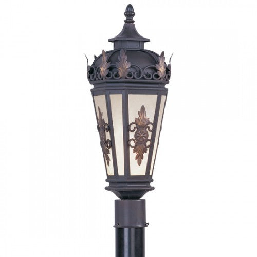 Berkshire Outdoor Post Top Lantern-Livex Lighting-LIVEX-2194-07-Outdoor Post LanternsSmall-2-France and Son