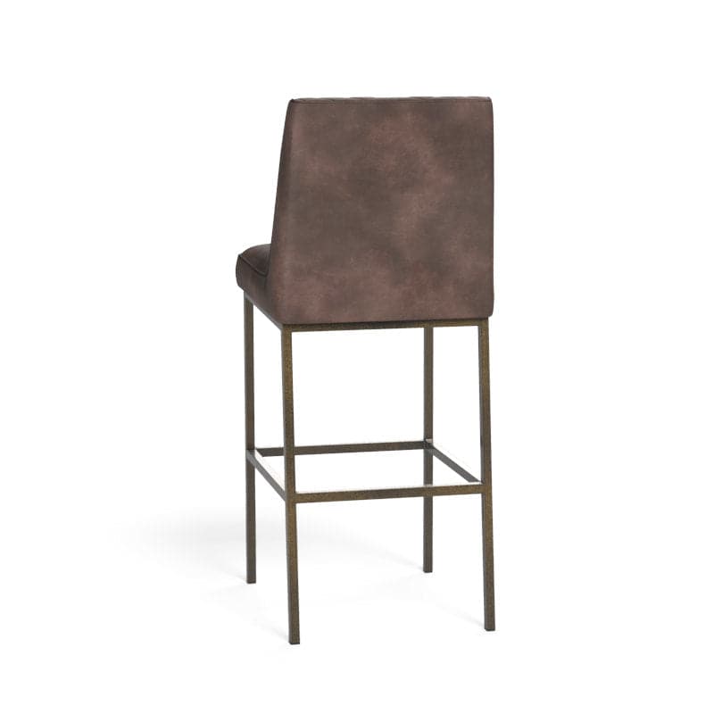 Leighland Barstool - Havana Dark Brown-Sunpan-SUNPAN-104903-Bar Stools-3-France and Son