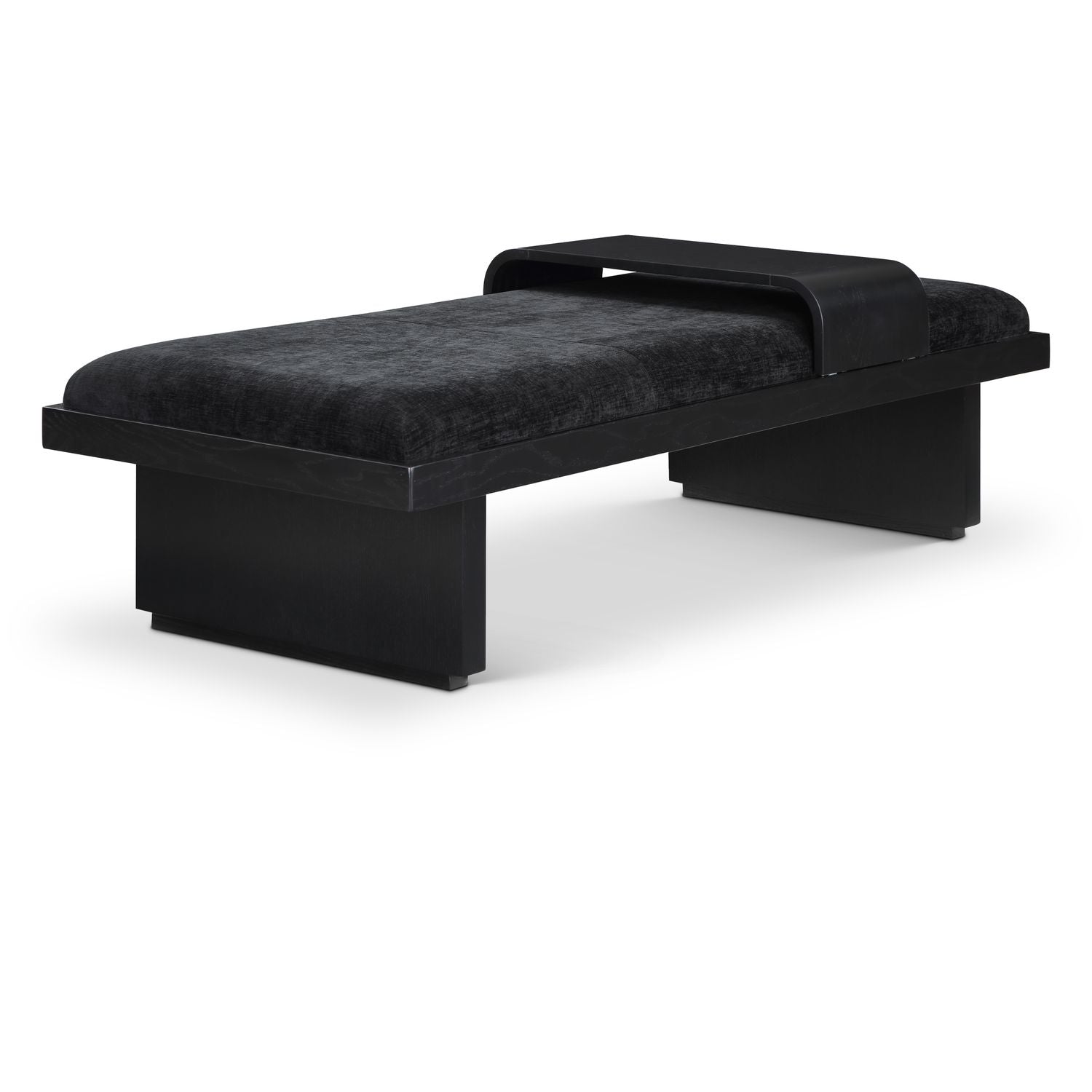 Arlington Chenille Fabric Upholstered Bench