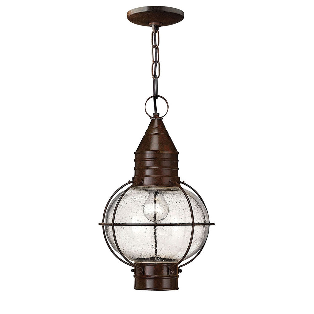 Outdoor Cape Cod Medium Hanging Lantern-Hinkley Lighting-HINKLEY-2202SZ-Outdoor Post Lanterns-1-France and Son