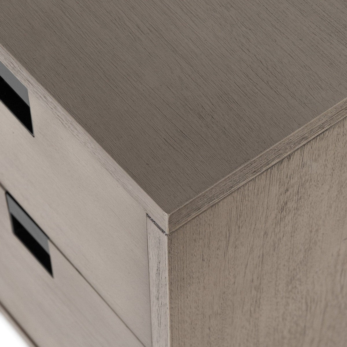 Carly 2 Drawer Nightstand - Grey Wash Veneer