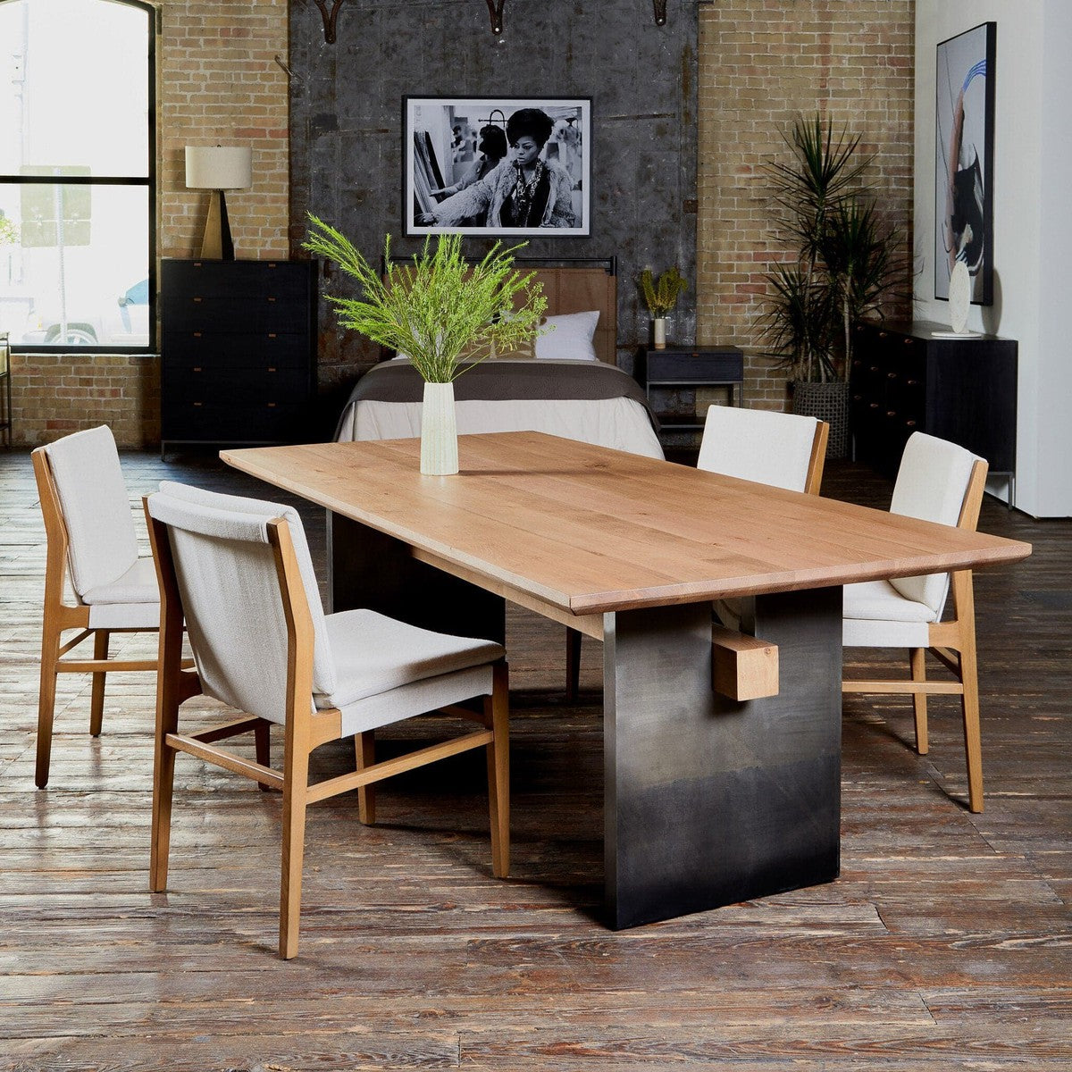 Brennan Dining Table - Dove Oak