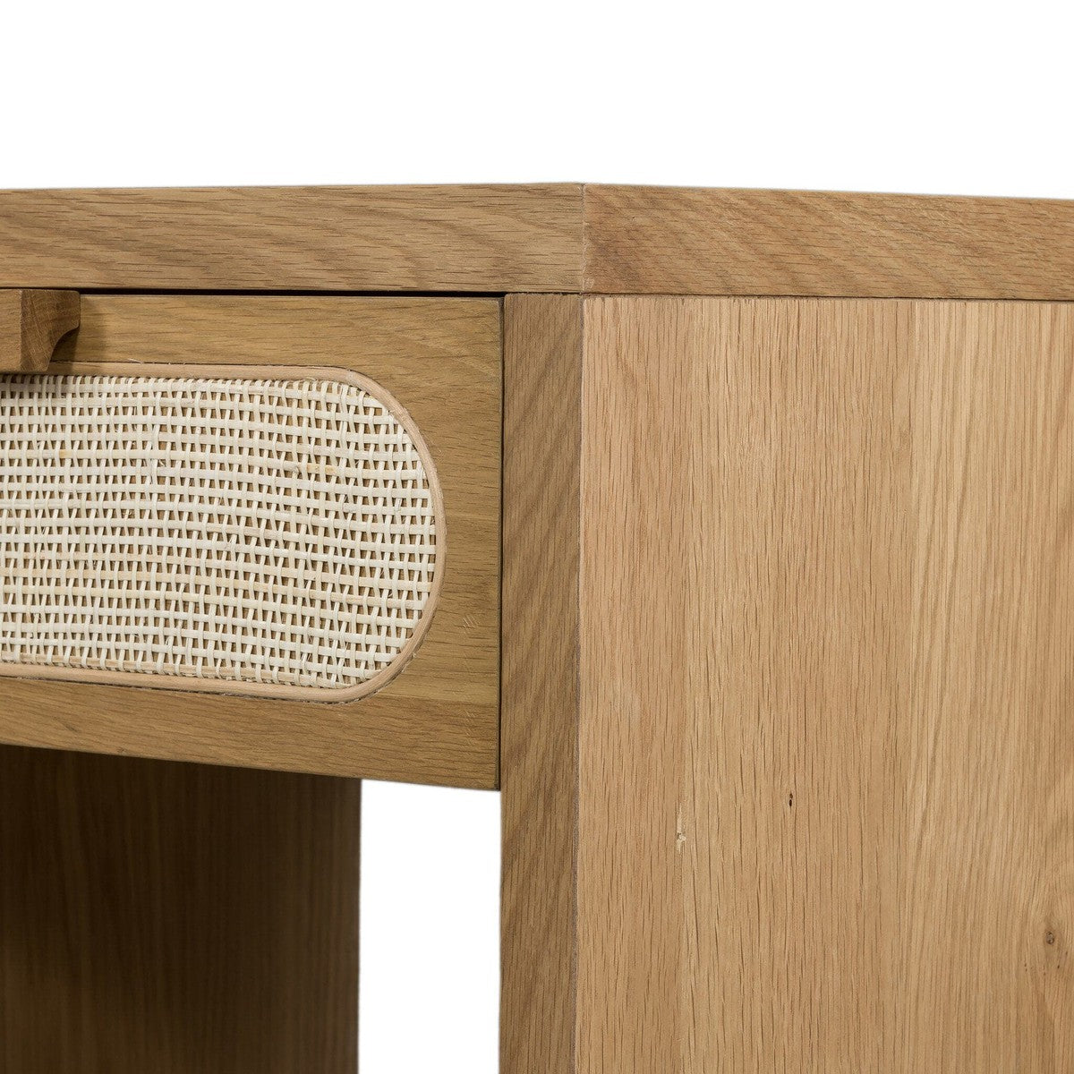 Allegra Nightstand - Honey Oak Veneer