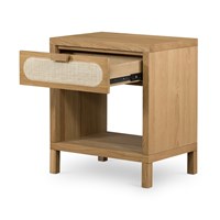 Allegra Nightstand - Natural Cane