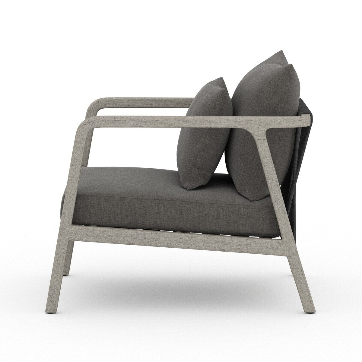 Numa Outdoor Chair - Weathered Grey - Venao Charcoal