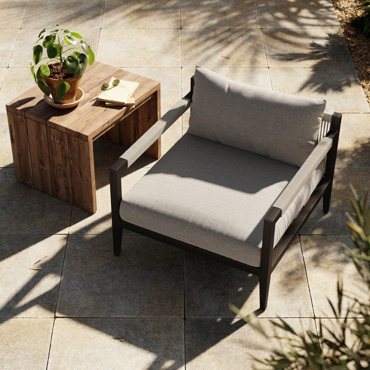 Sherwood Outdoor Chair, Bronze - Venao Grey