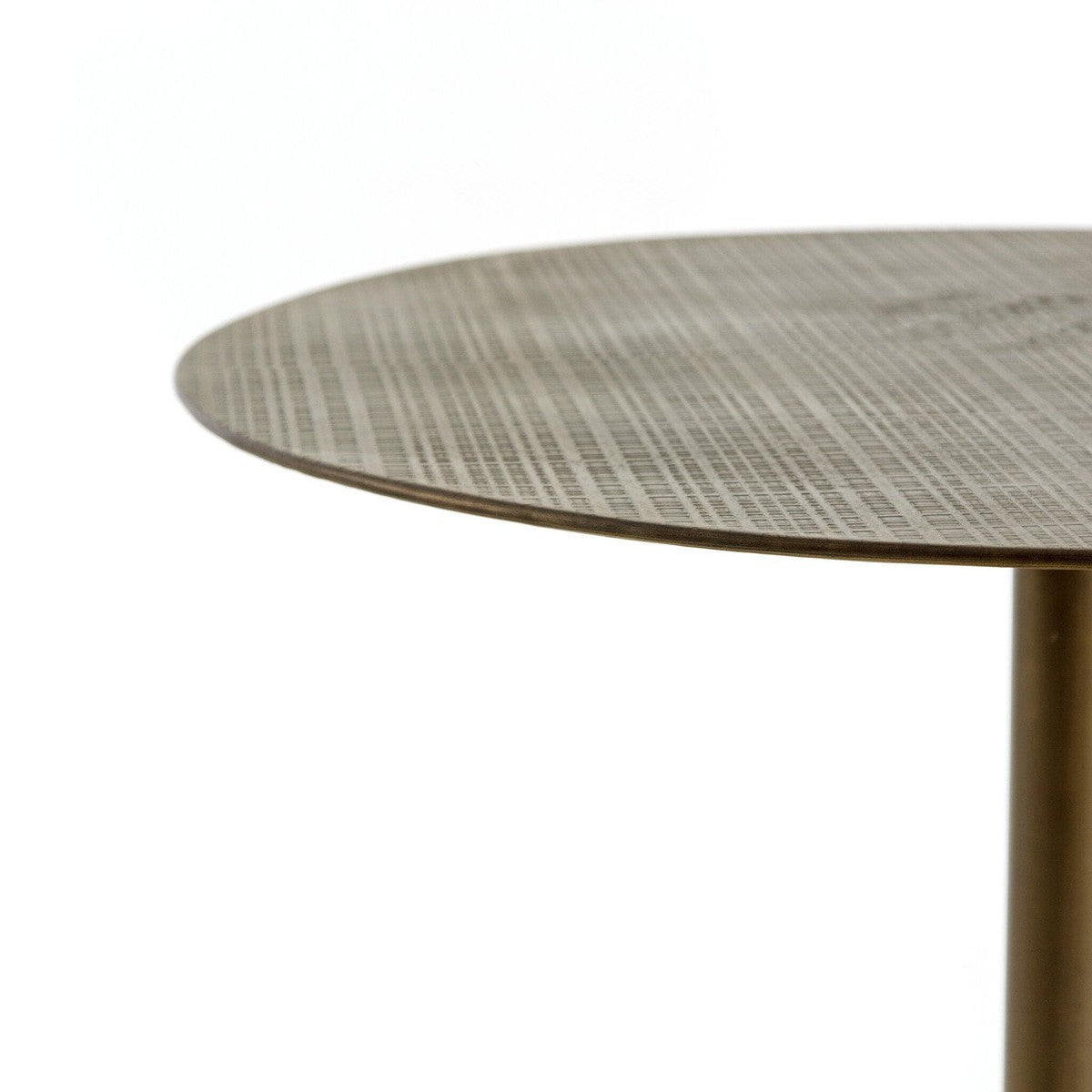 Fannin Bar Table - Acid Etched Aged Brass