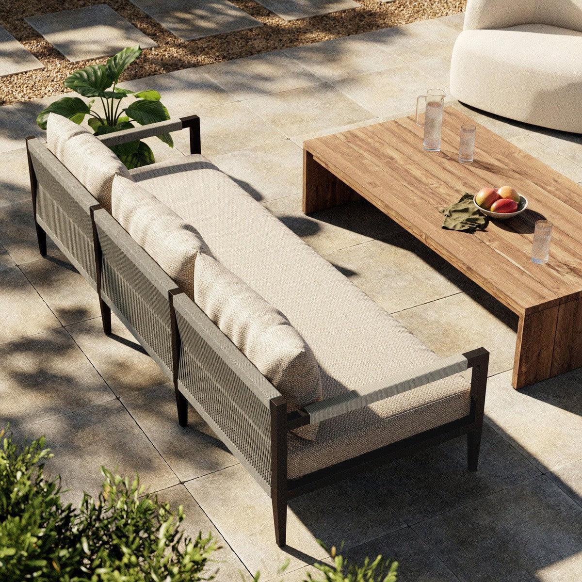 Sherwood Outdoor Sofa, Bronze - Faye Sand