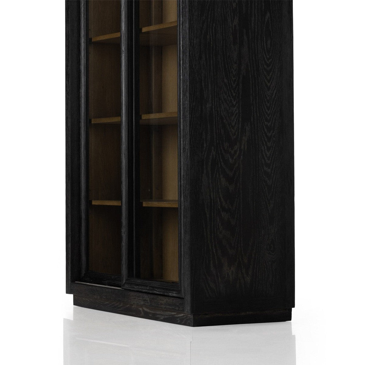 Normand Cabinet - Distressed Black Oak