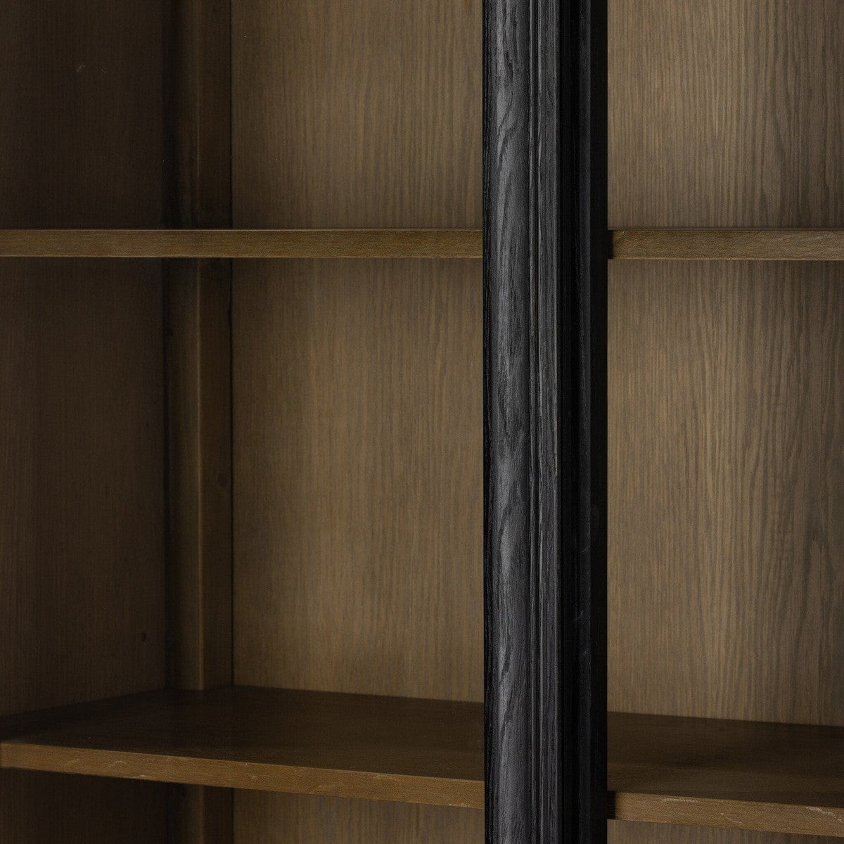 Normand Cabinet - Distressed Black Oak