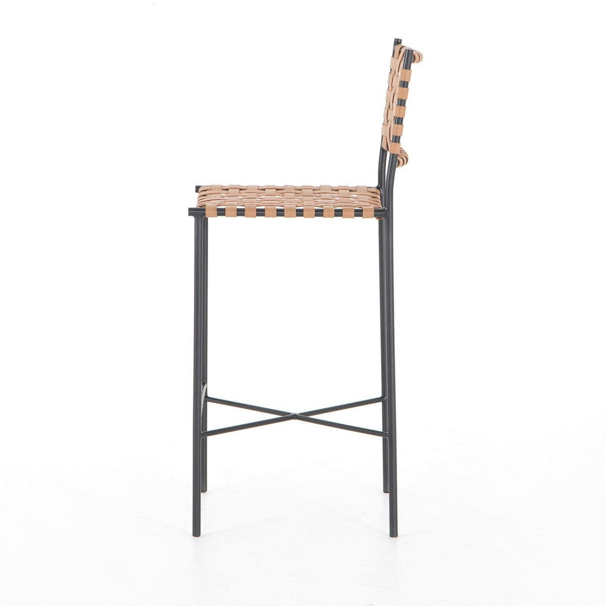 Garza Bar Stool - Natural Leather