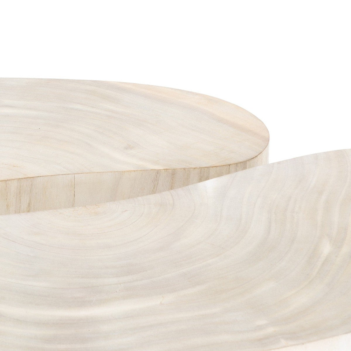 Avett Coffee Table - Bleached Guanacaste Oyster