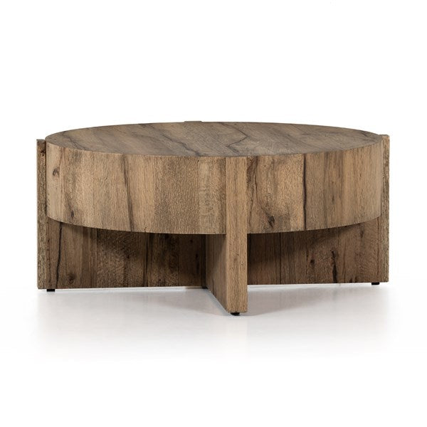 Bingham Coffee Table - Rustic Oak Veneer-Four Hands-FH-223619-002-Coffee Tables-1-France and Son
