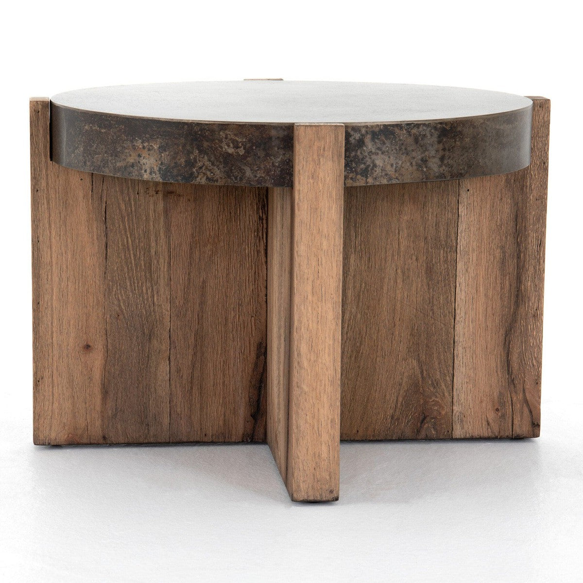 Bingham End Table - Rustic Oak Veneer