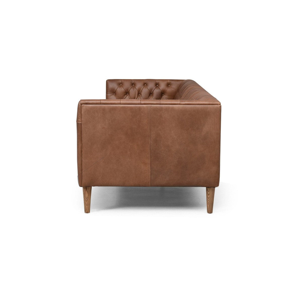 Williams Leather Sofa - Natural Washed Chocolate