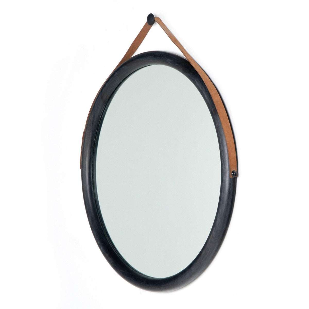 Des Mirror - Black Wash Poplar