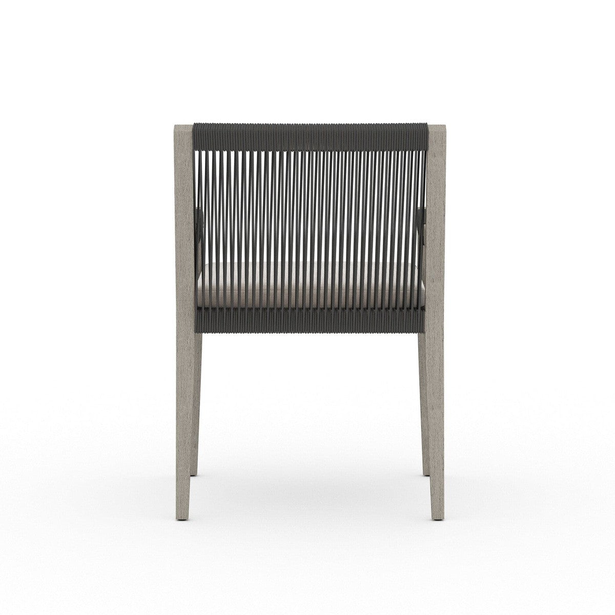 Sherwood Outdoor Dining Armchair, Weathered Grey - Venao Grey