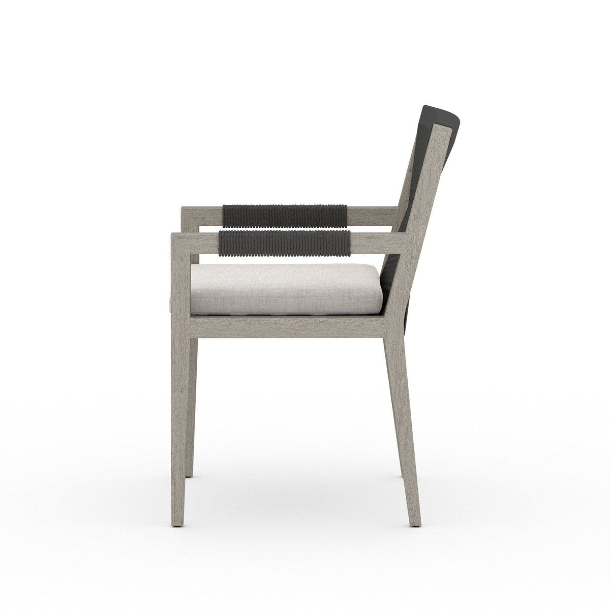 Sherwood Outdoor Dining Armchair, Weathered Grey - Venao Grey