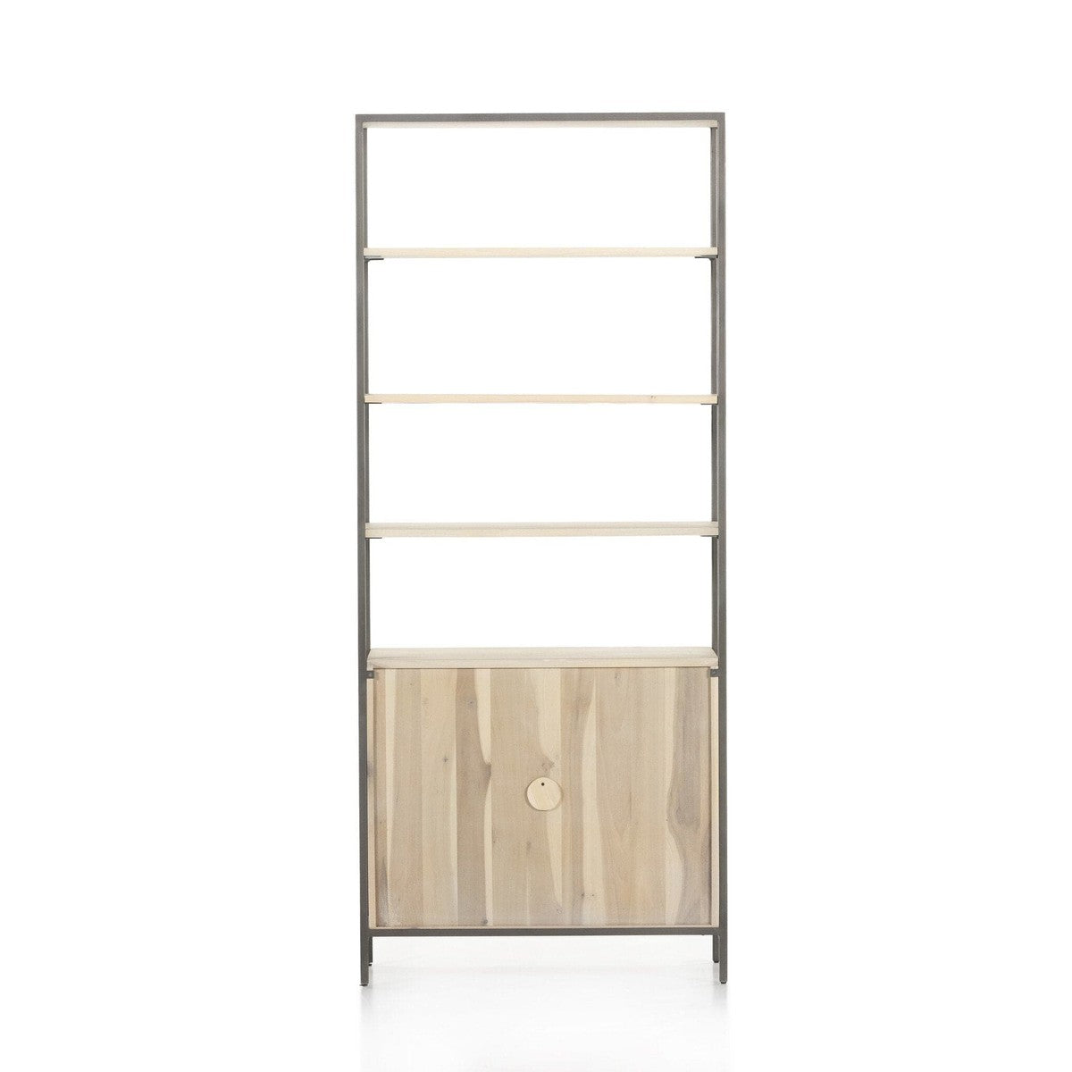 Trey Modular Wide Bookcase - Dove Poplar