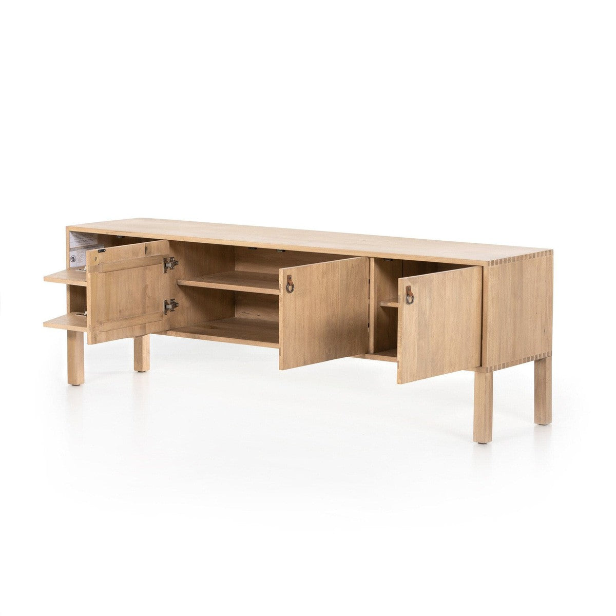 Isador Media Console - Dry Wash Poplar