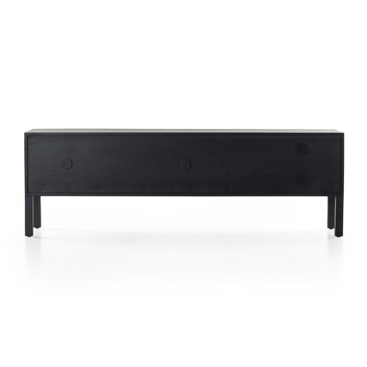 Isador Media Console - Black Wash Poplar