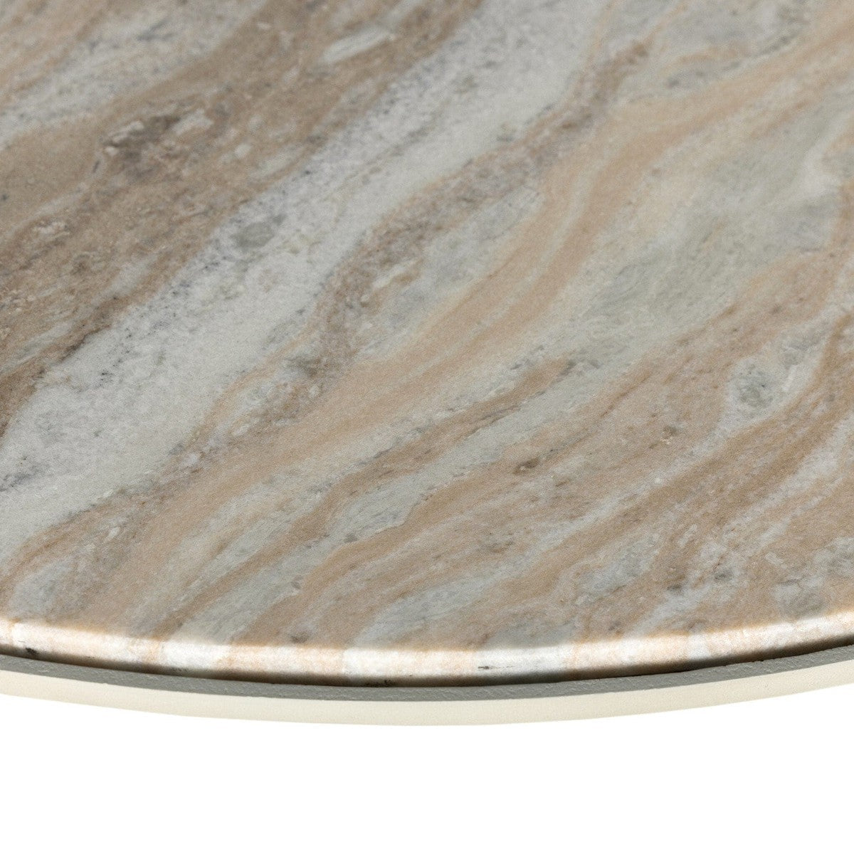 Corbett Coffee Table - Creamy Taupe Marble