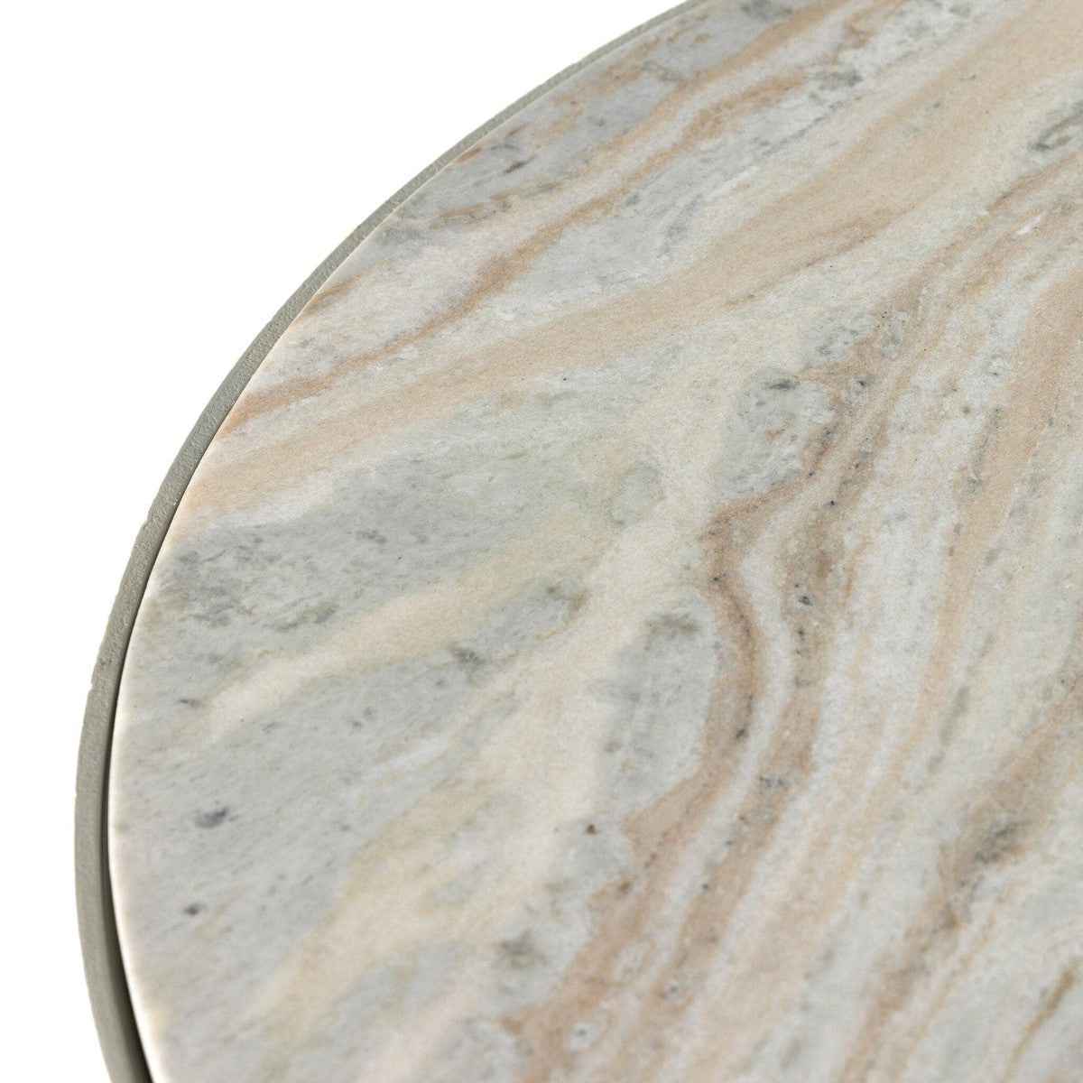 Corbett Coffee Table - Creamy Taupe Marble