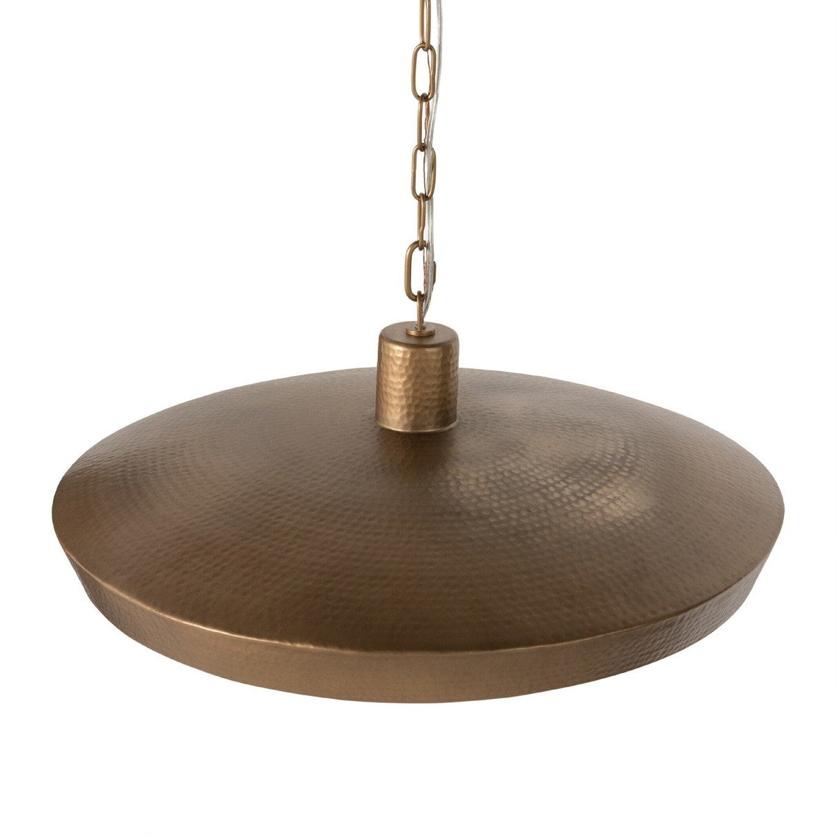 Eldon Pendant - Hammered Antique Brass