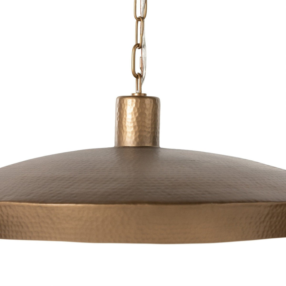 Eldon Pendant - Hammered Antique Brass