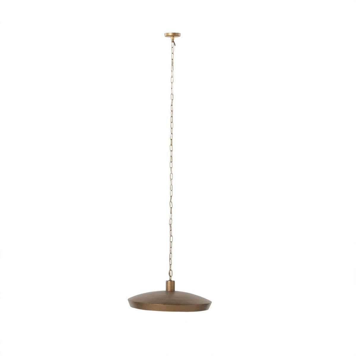 Eldon Pendant - Hammered Antique Brass