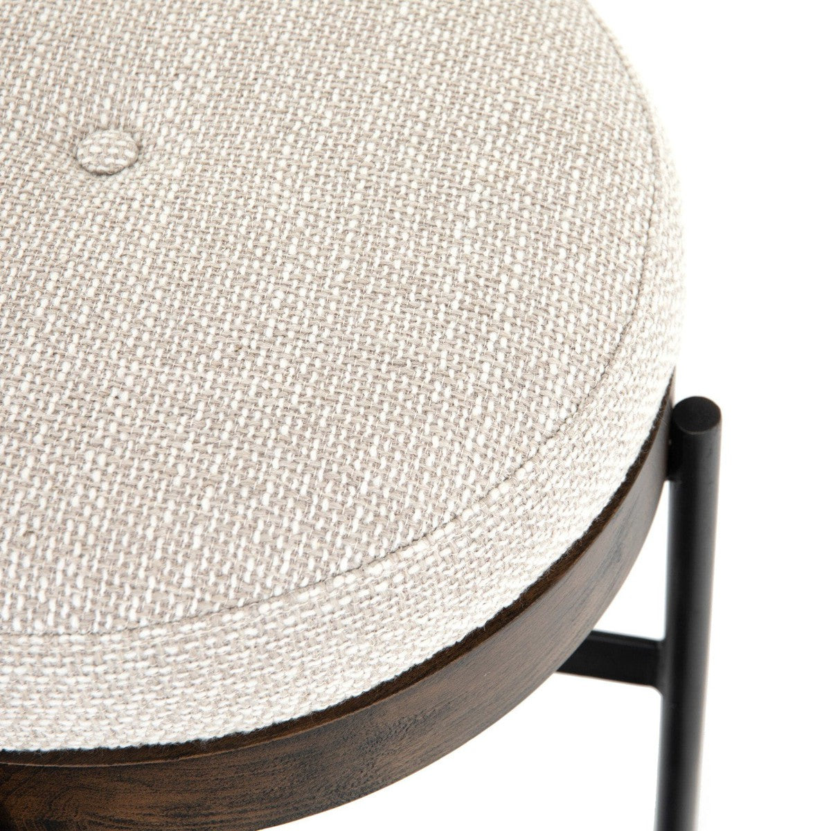 Edwyn Small Ottoman - Gibson Wheat