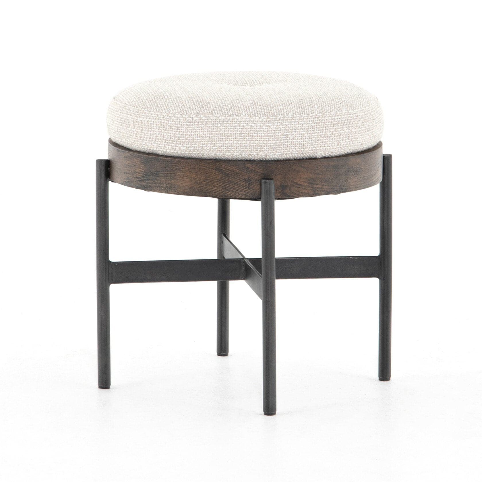 Edwyn Small Ottoman - Gibson Wheat