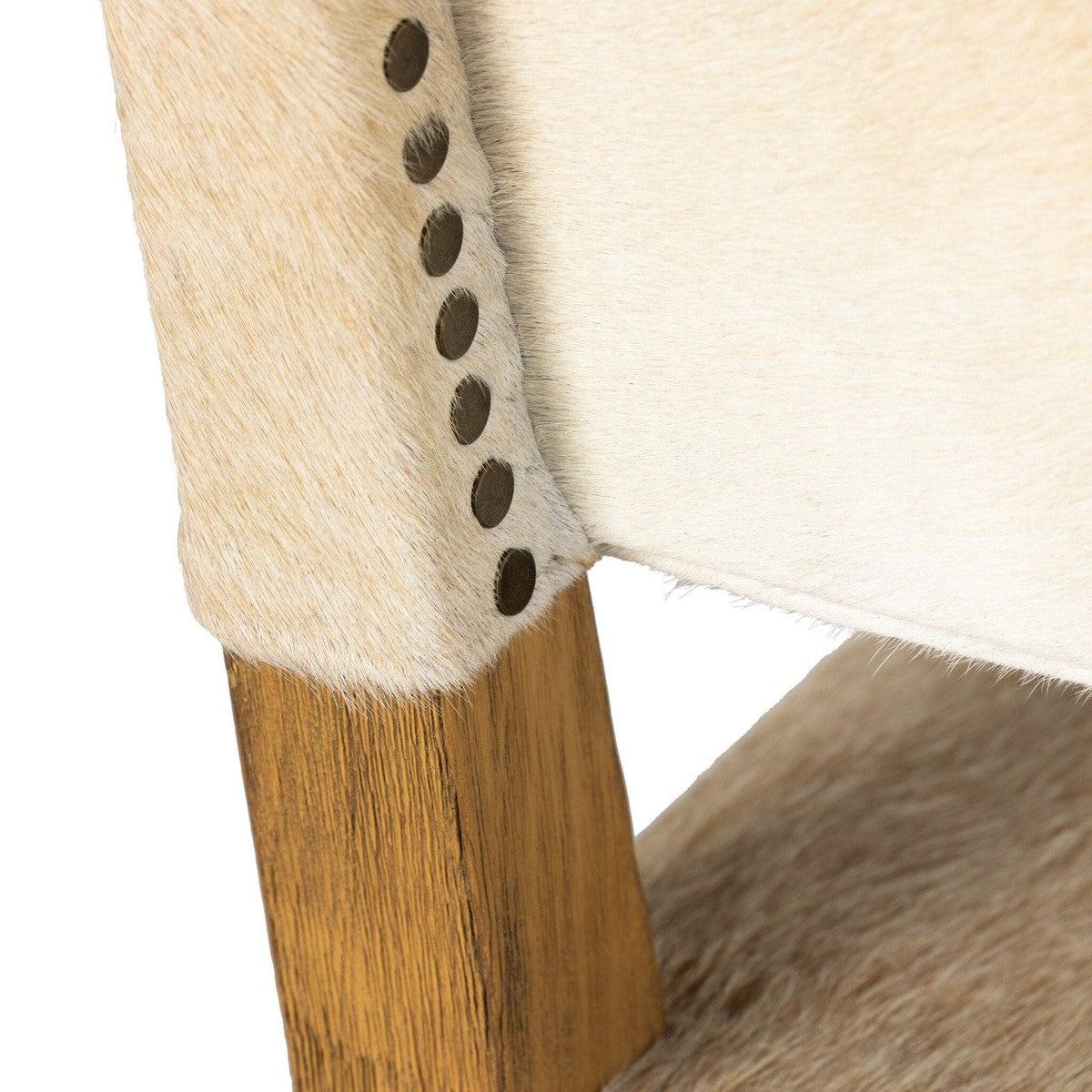 Villa Dining Chair - Light Hair on Hide