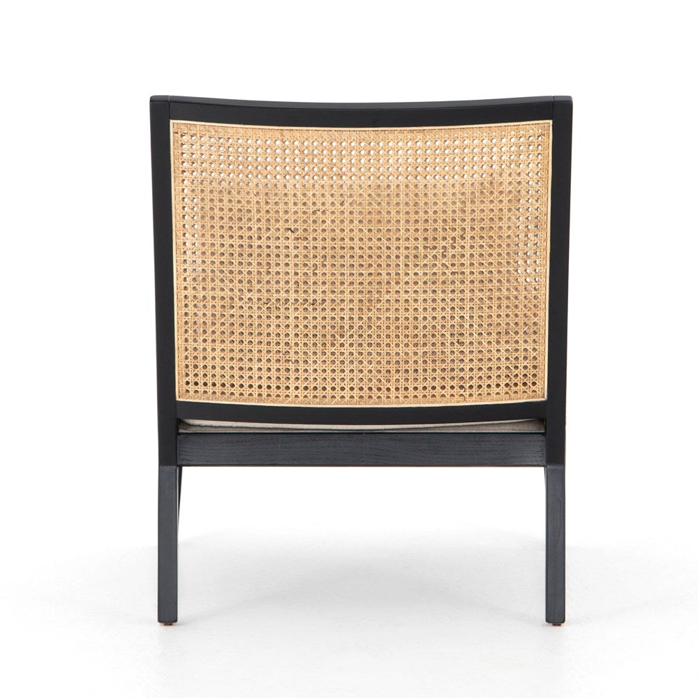 Antonia Cane Lounge Chair-Four Hands-FH-224507-006-Lounge ChairsBrushed Ebony-4-France and Son