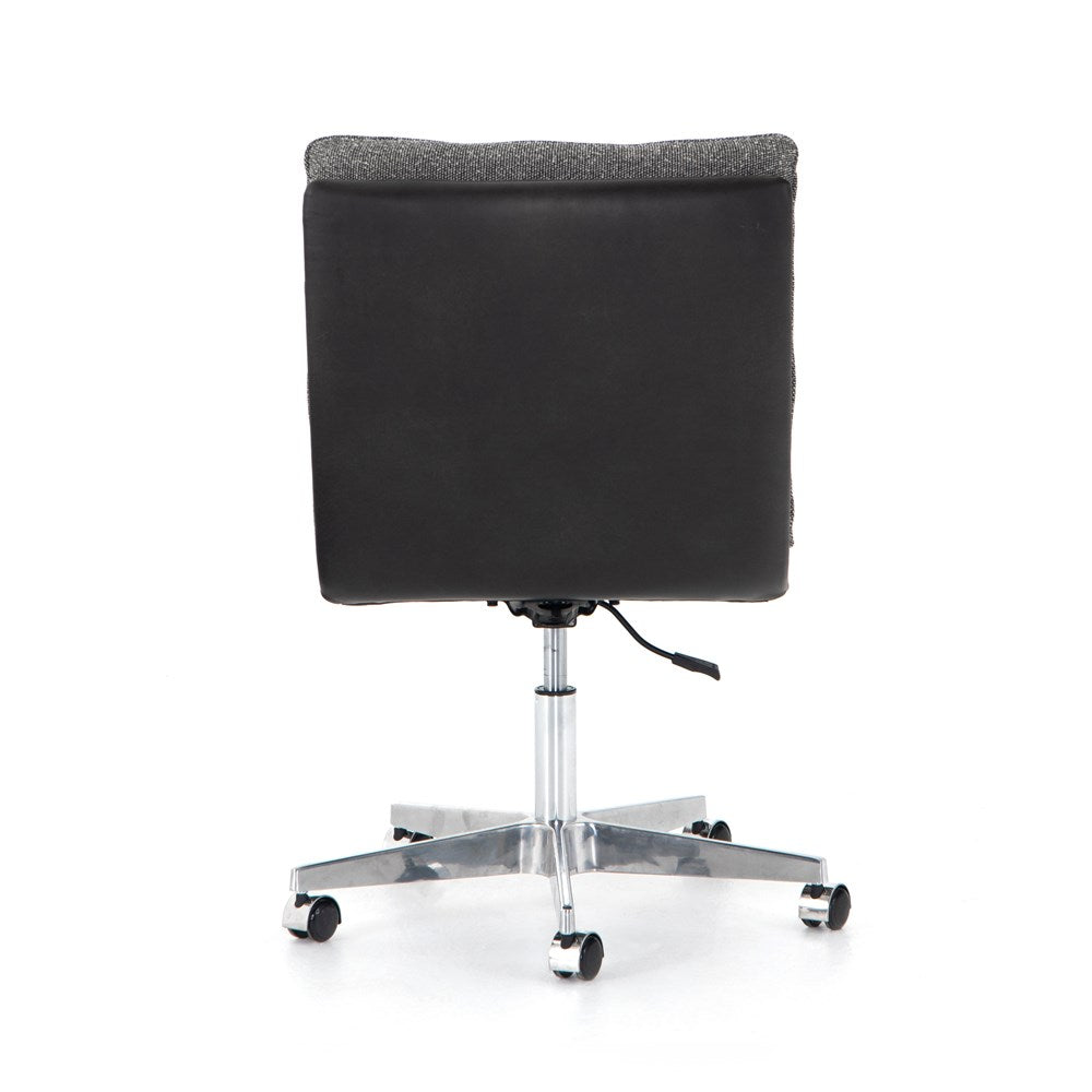 Quinn Desk Chair-Four Hands-FH-224515-001-Task ChairsDover Crescent / Chaps Saddle-12-France and Son