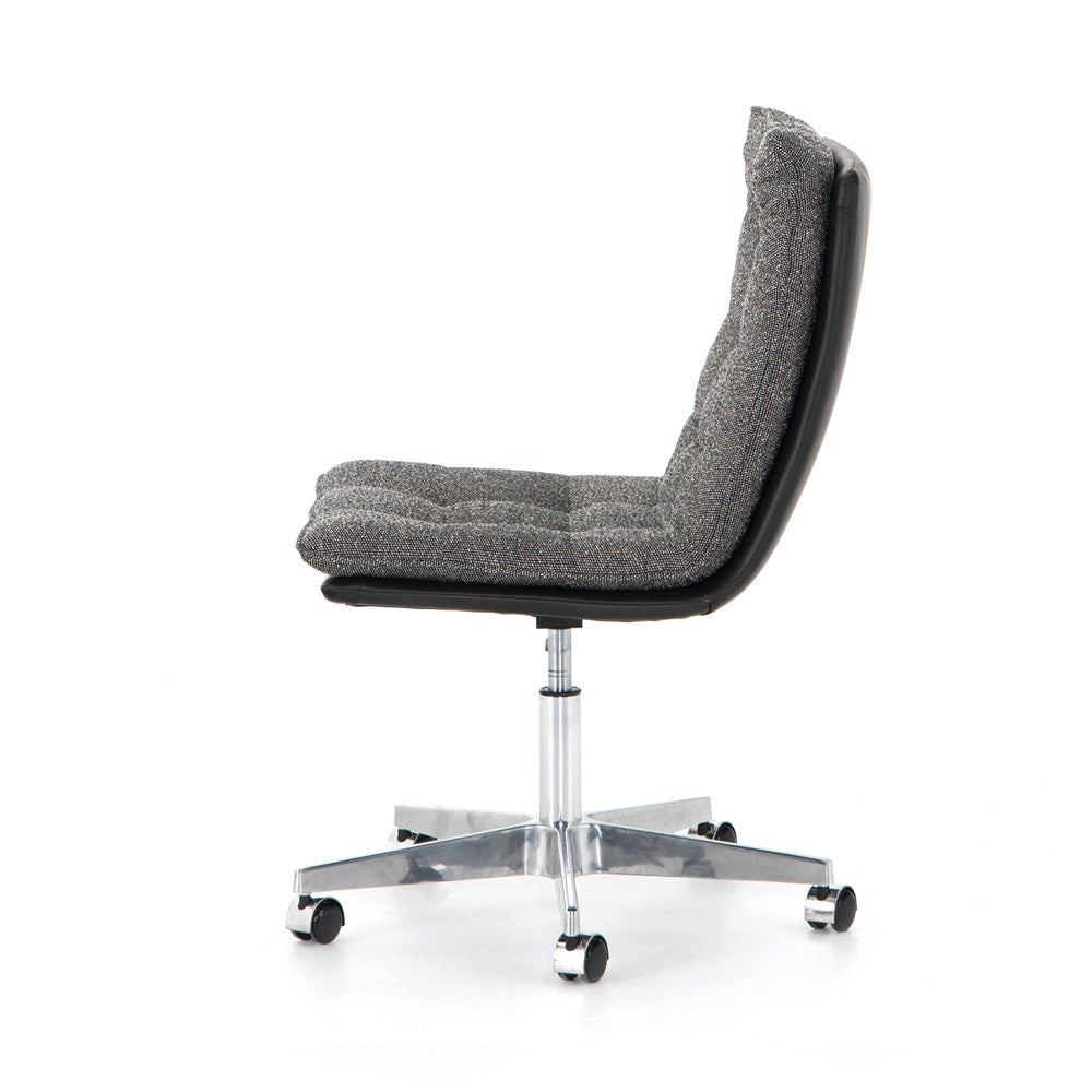 Quinn Desk Chair-Four Hands-FH-224515-001-Task ChairsDover Crescent / Chaps Saddle-11-France and Son