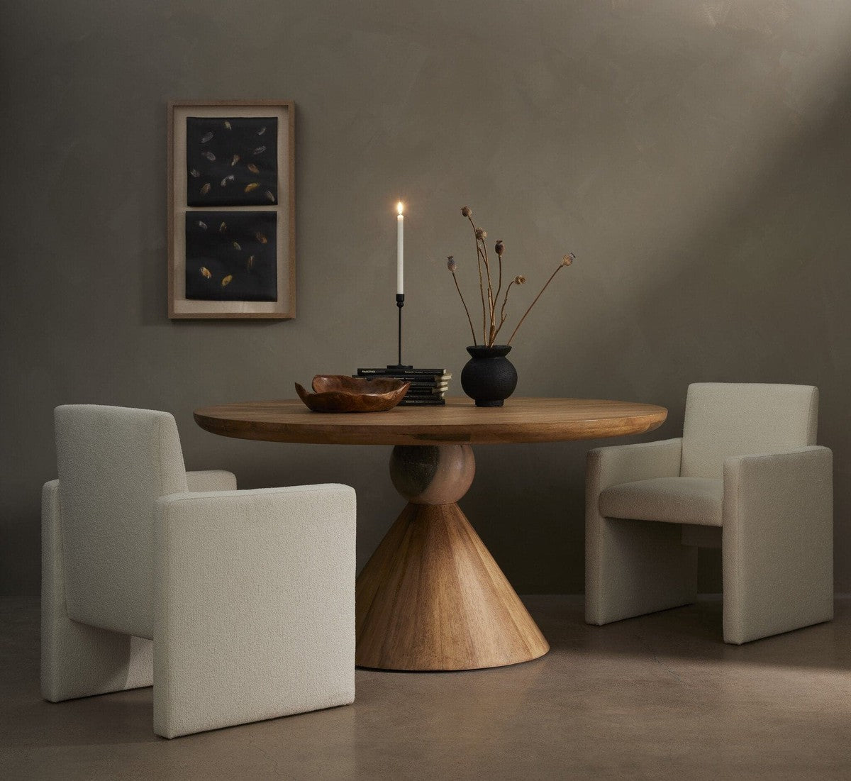 Bibianna Dining Table - Smoked Honey