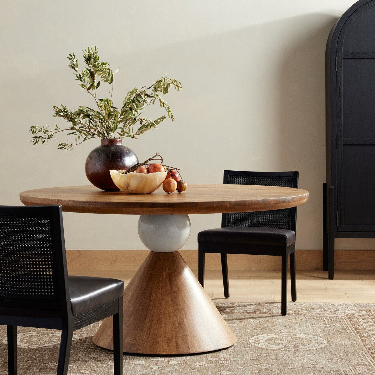 Bibianna Dining Table - Smoked Honey