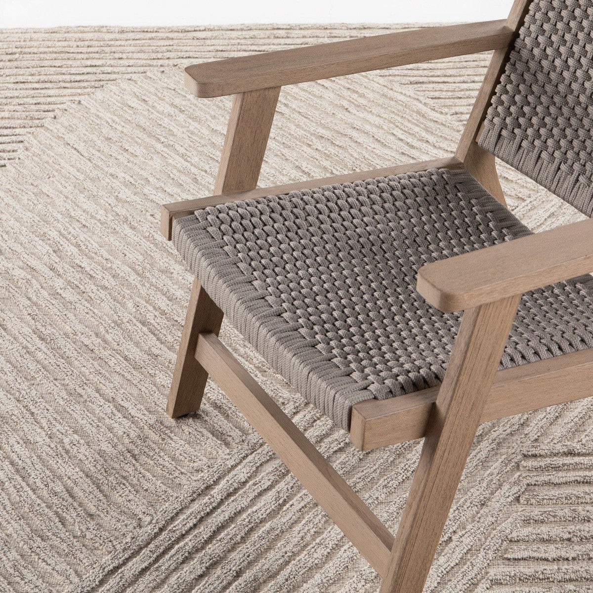 Chasen Outdoor Rug - Heathered Natural