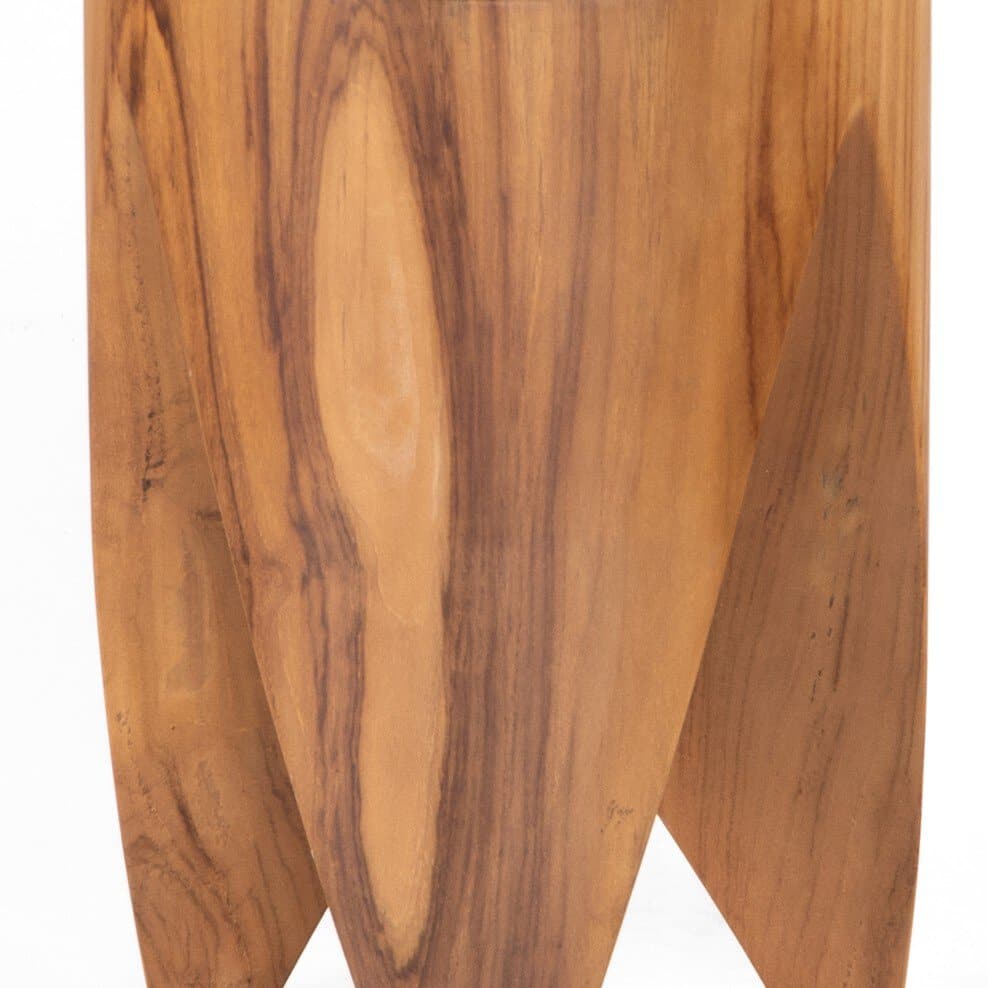 Petros Outdoor End Table - Natural Teak