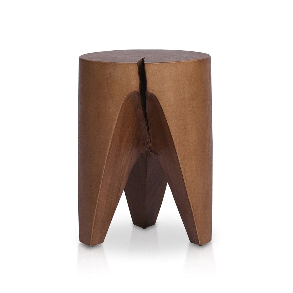 Petros Outdoor End Table - Natural Teak